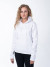 Белое женское худи оптом